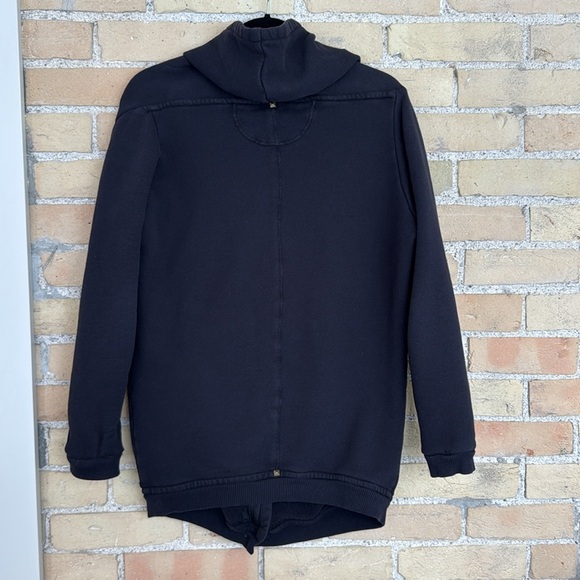 Aritzia Wilfred Cozy Black Sweatshirt Cardigan - Picture 4 of 4